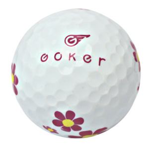 Vision Goker Daisy Golf Balls - White